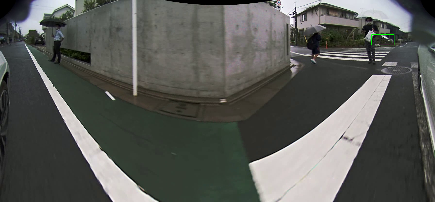 Original scene with common vehicles