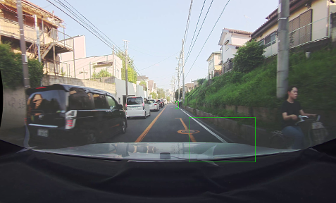 Original scene without obstacle